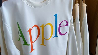 apple sweatshirt