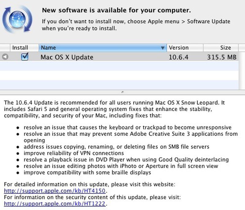 mac os 10.6 upgrade