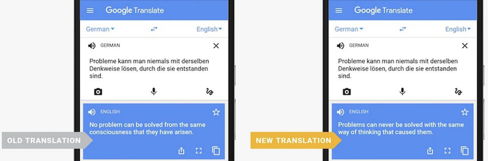 Google Translate Update Bringing EasiertoRead Translations to Web and