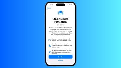 ios stolen device protection