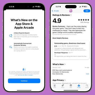 app store review summaries