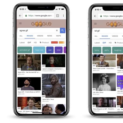 google chrome ios gif search