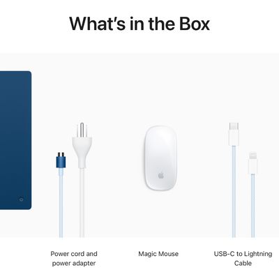 m3 imac whats in the box