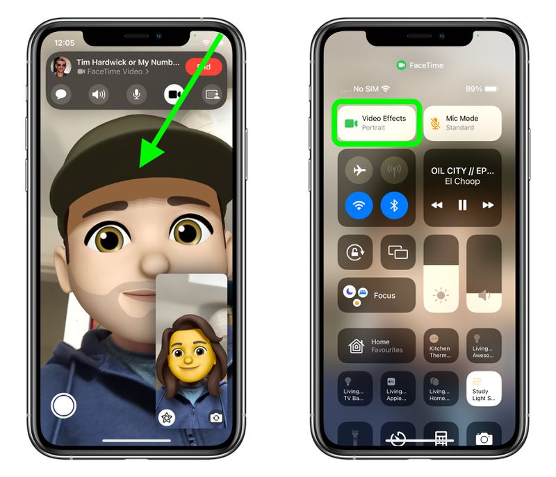 iOS 15 How to Blur Your Background on a FaceTime Call MacRumors
