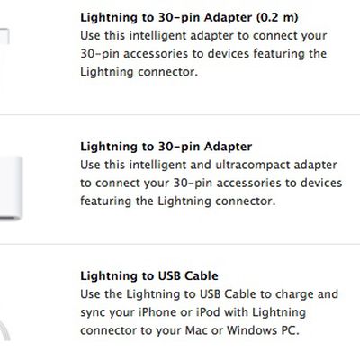 lightning adapters cable shipping