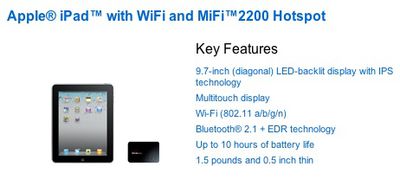 145938 verizon ipad mifi package