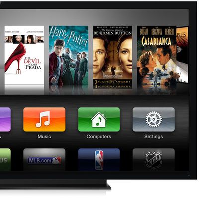 apple tv interface 2012