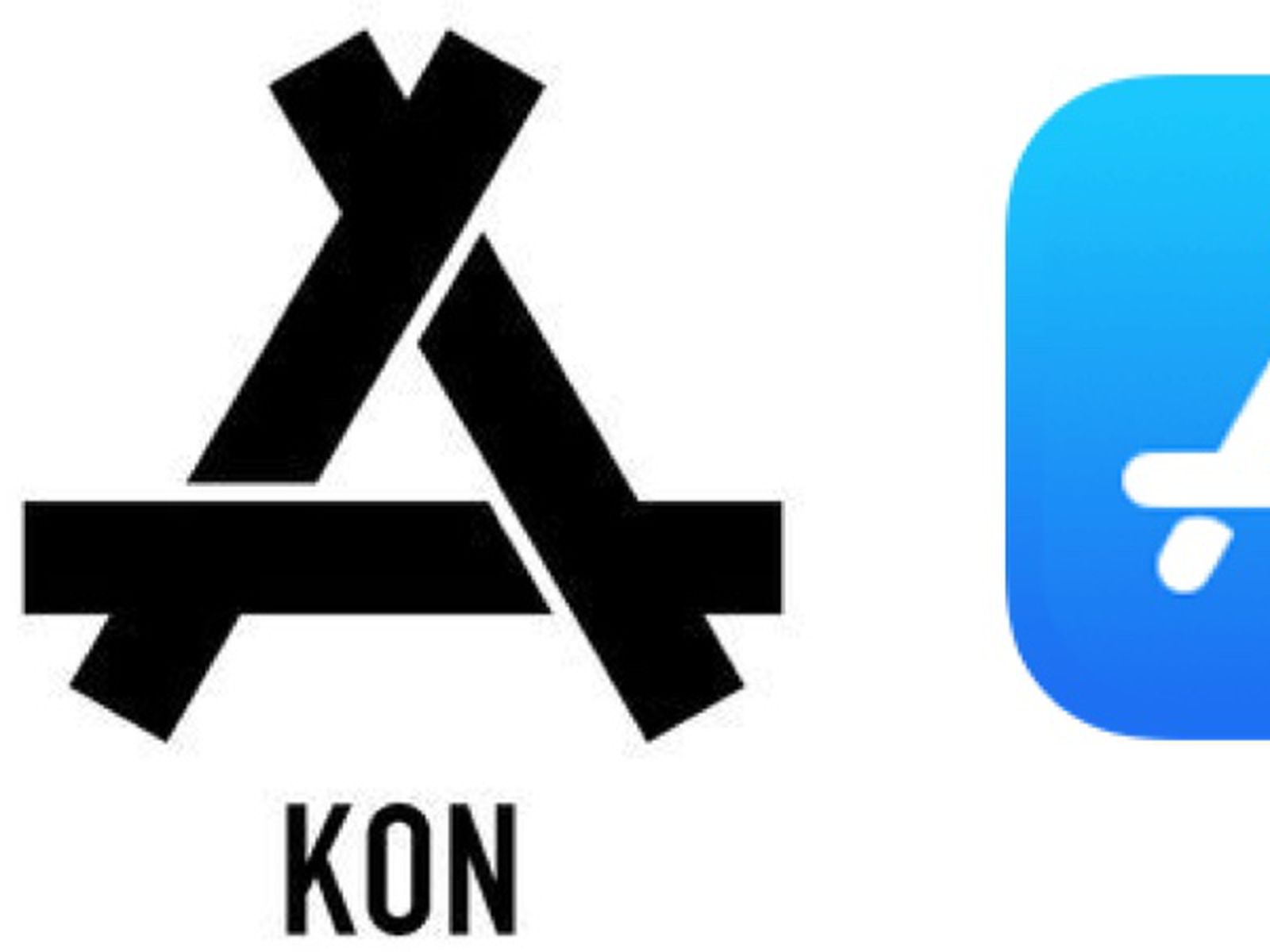 black app store logo