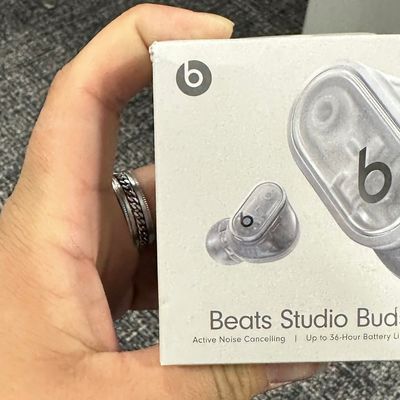 Moon & Planet Print Clear Case Compatible With Beats Studio Buds