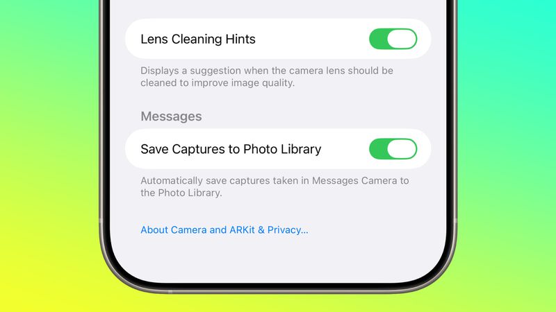 iOS 26 Camera App: New Features and Design Changes - MacRumors