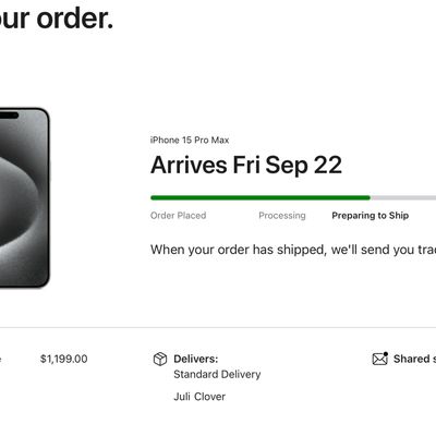 iphone 15 preparing to ship