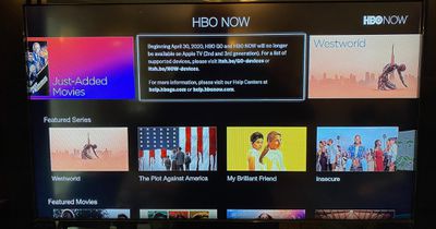 hbo now atv discontinued