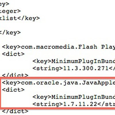 java 7 11 blacklist