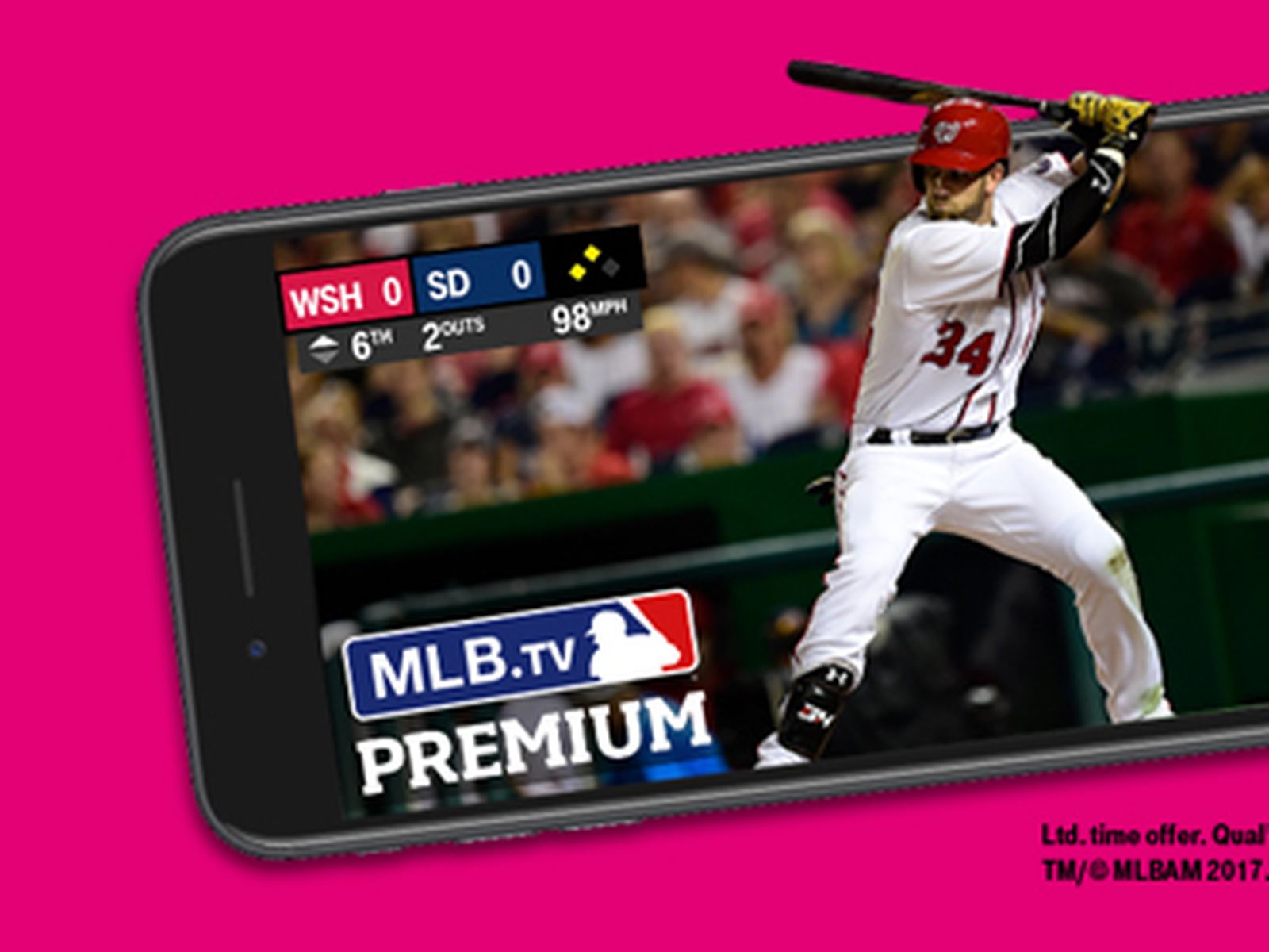 Først Tilpasning En skønne dag T-Mobile Gifting Customers Free Year of MLB.TV Premium Ahead of 2017 Season  - MacRumors