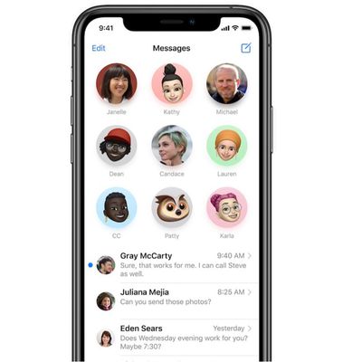 messages pinned conversations ios 14