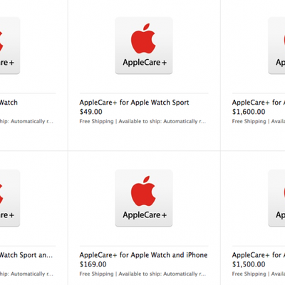 AppleCare Apple Watch Pricing