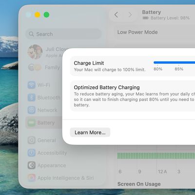 macos 26 4 charge limit