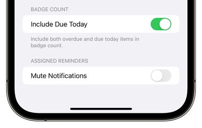 Incluye recordatorios de ios 16 para hoy