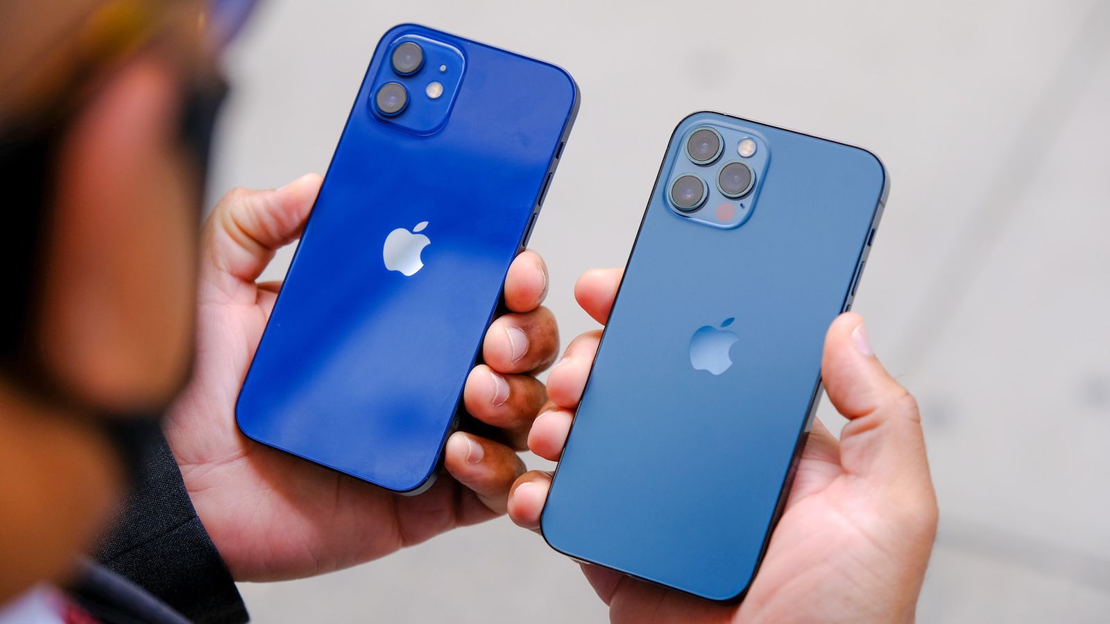 iphone 12 pro in pacific blue