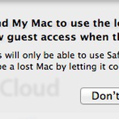 find my mac dialog