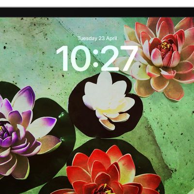 ipad lock screen clock style