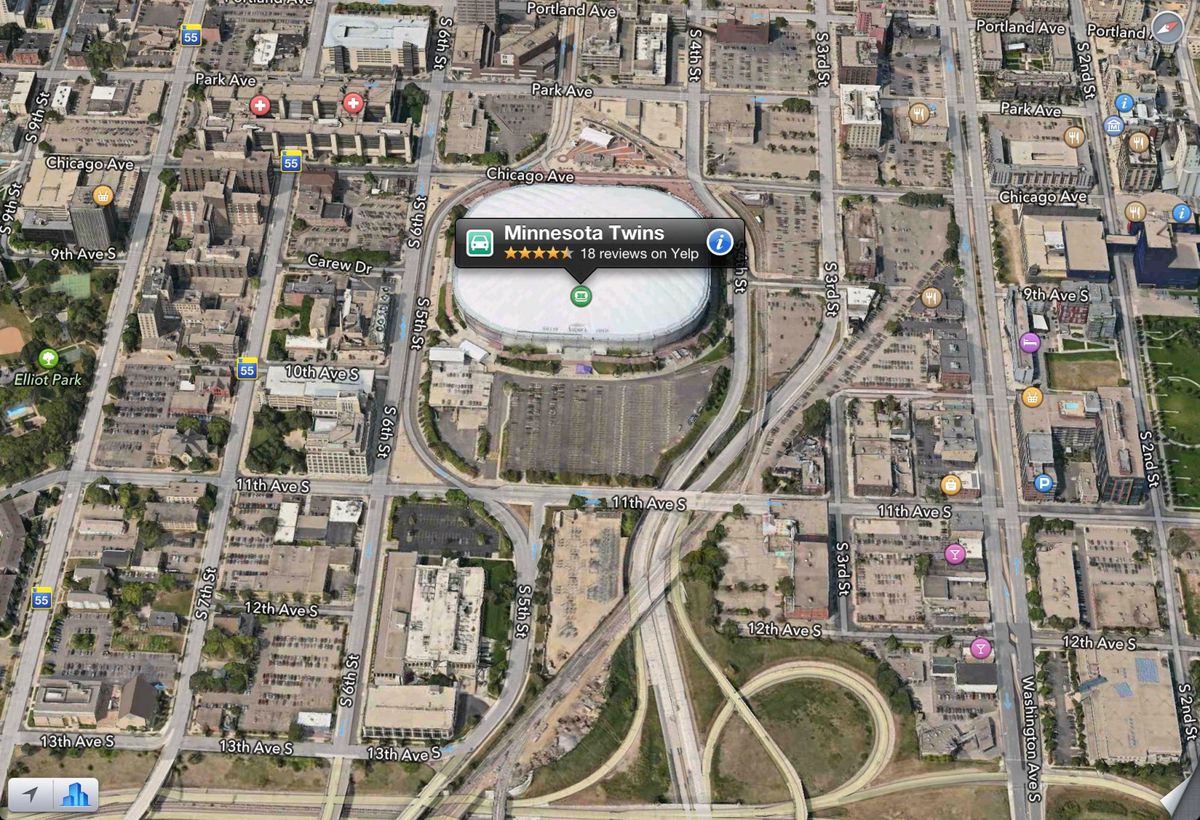 apple maps gains flyover and 3d buildings in many new cities image