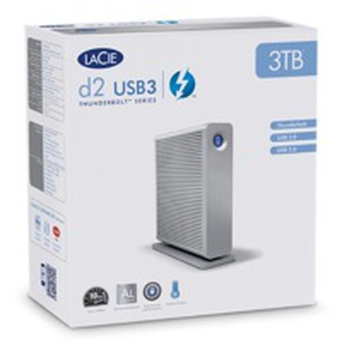 LaCie d2 External Hard Drives Upgraded With Thunderbolt Ports
