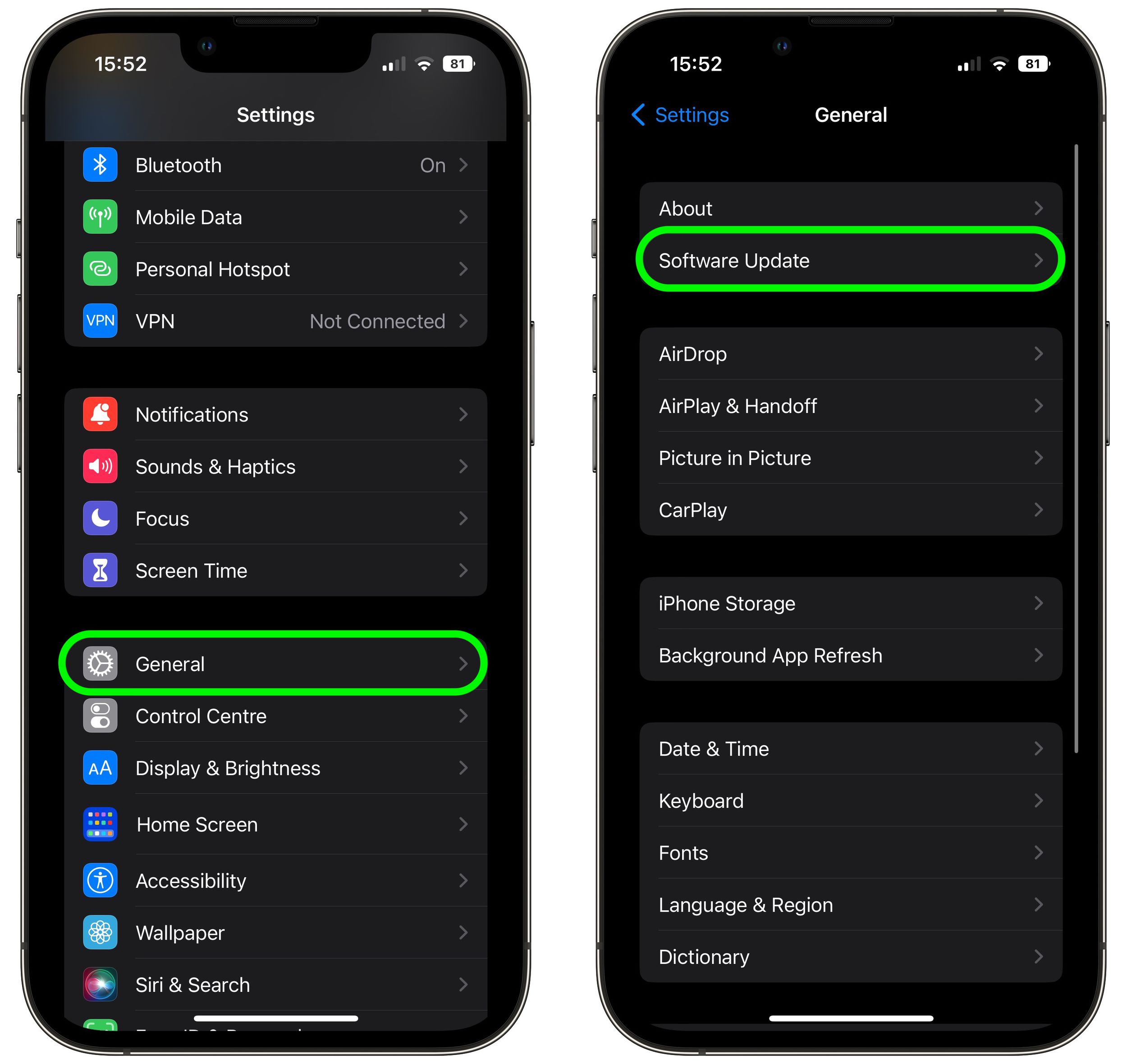 How to Disable Rapid Security Response Software Updates on iPhone