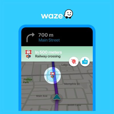 waze railway crossing alert