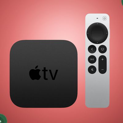apple tv red holiday ornaments