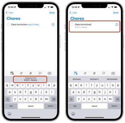 ios 15 reminders natural language