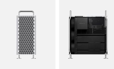 2019 mac pro side front view