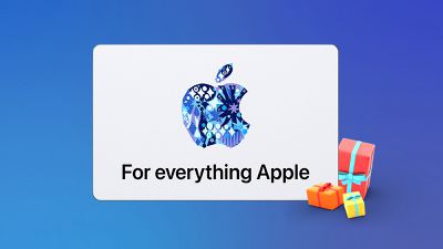 apple gift card blue holiday