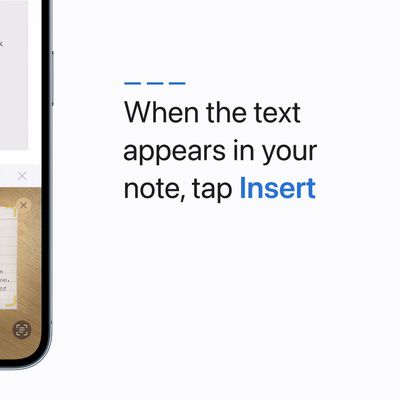 scan text notes ios 15 4 feature