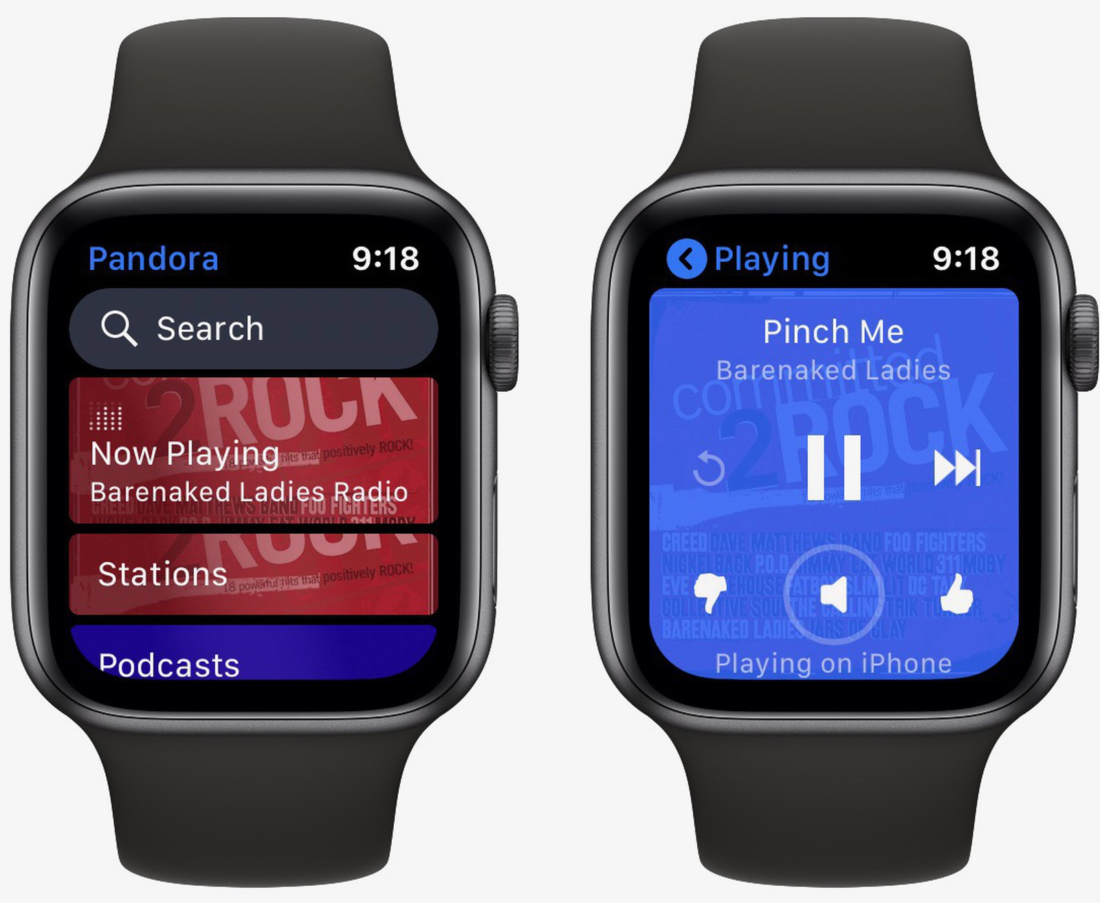 how to get pandora on apple watch 4