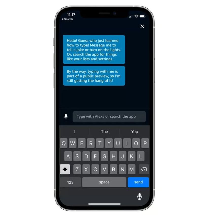 Amazon iOS Users Can Now Text Alexa Questions and Requests - MacRumors