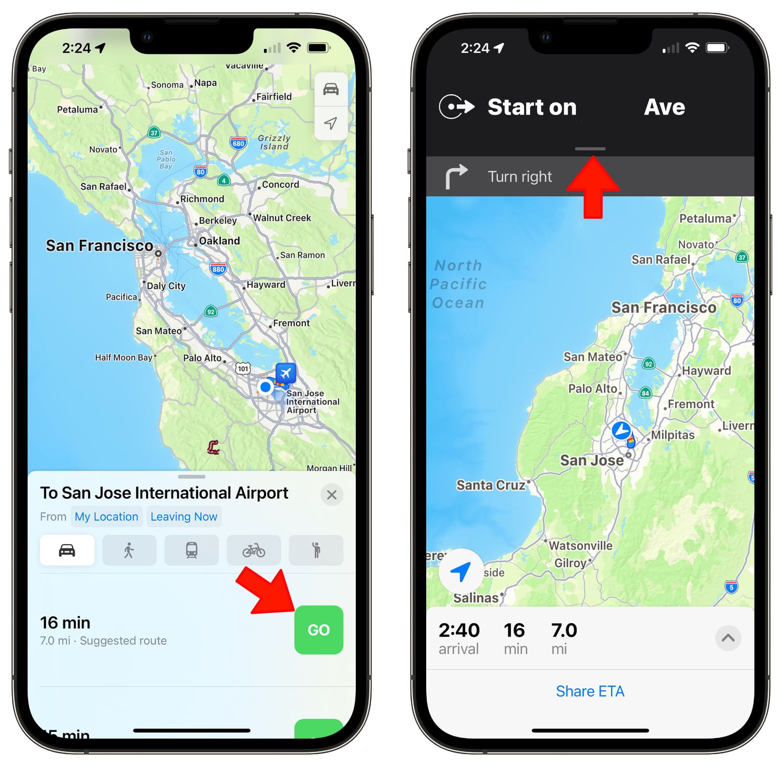 How To Get A List Of Directions In Apple Maps MacRumors   Maps Directions List 1 