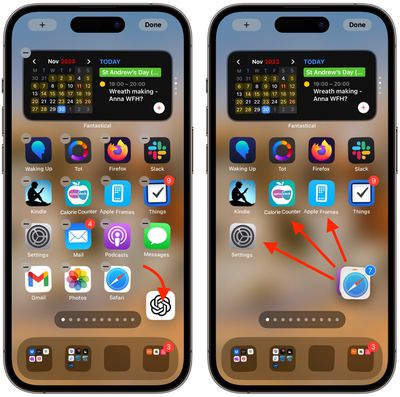 move several iphone apps