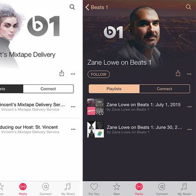 Beats 1 Radio Playlists