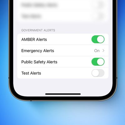 iPhone 13 Test Alerts Feature