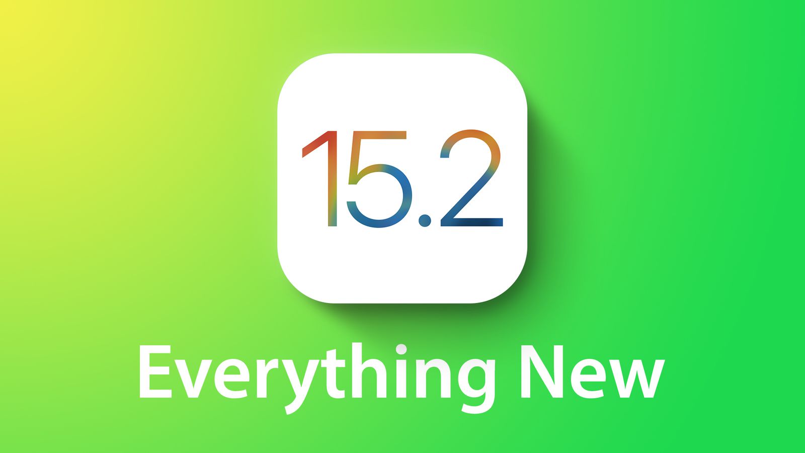 apple 15.2 update