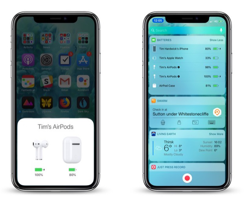 How To Check Airpods Battery Life On Iphone And Apple Watch