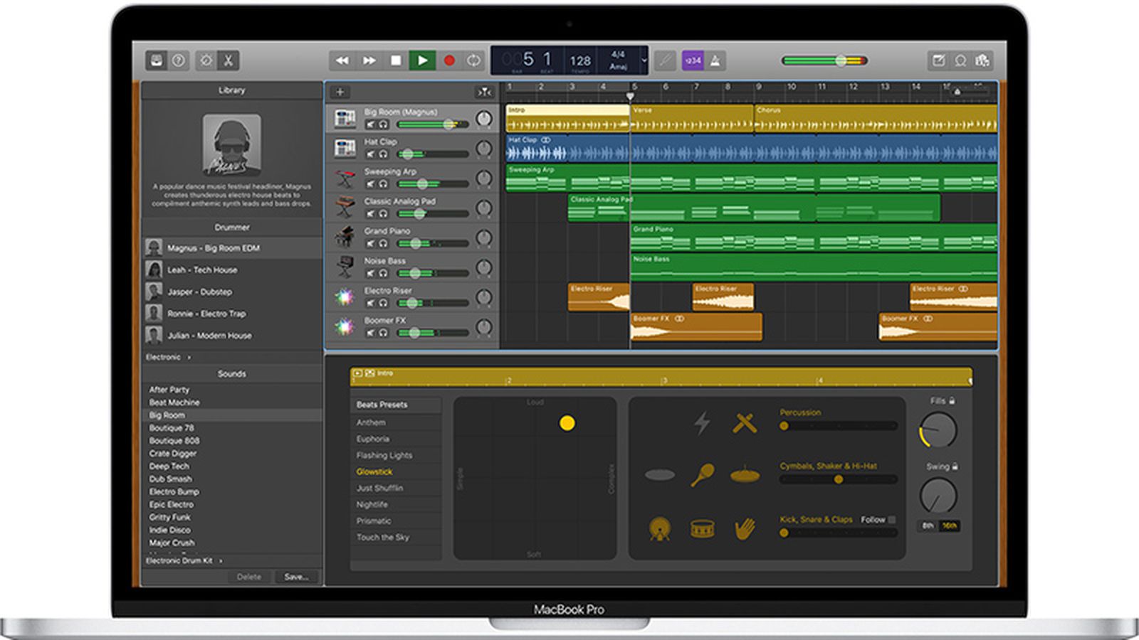 how to use garageband on mac without instruments