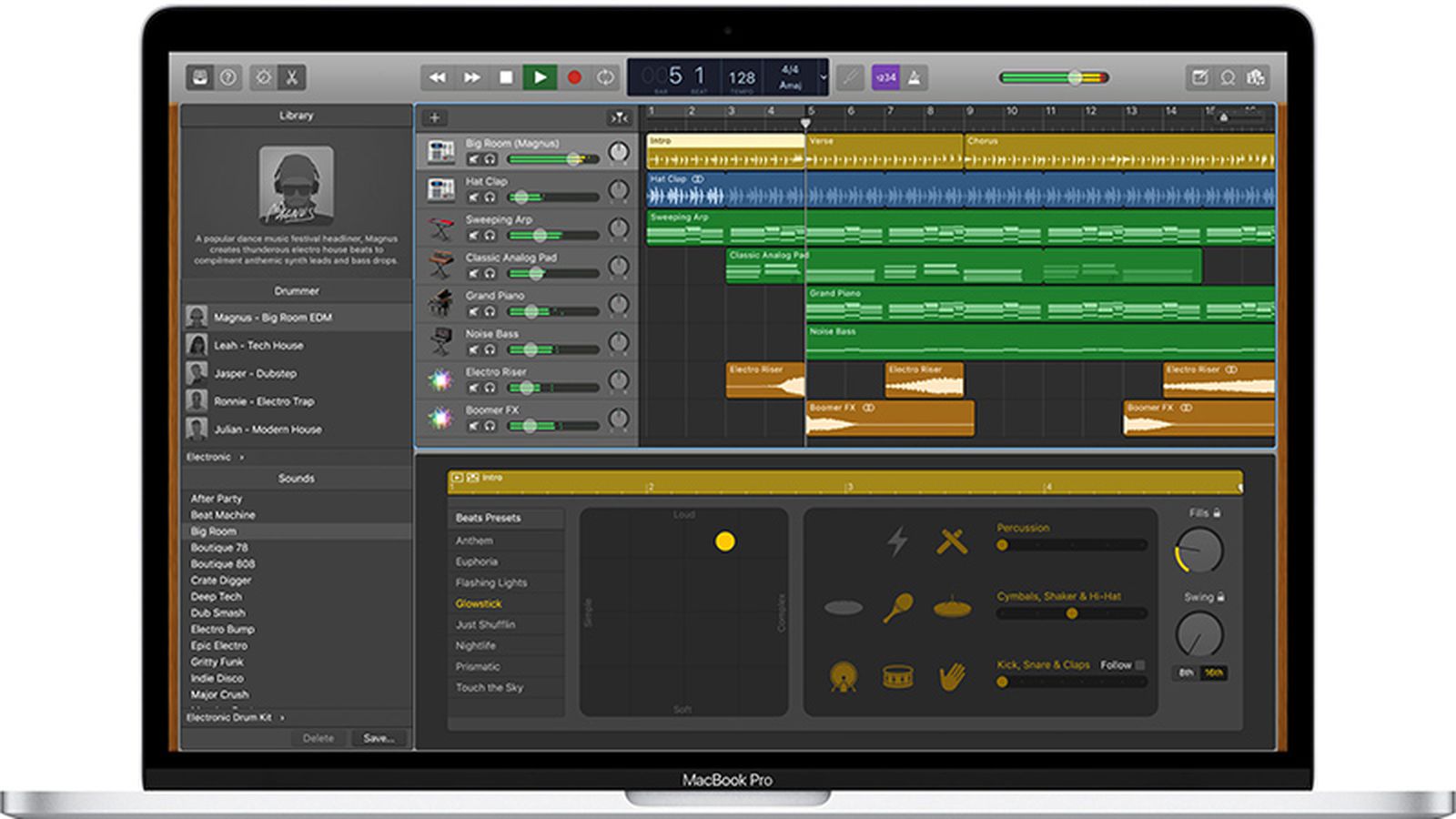 garage band vs sound studio for mac