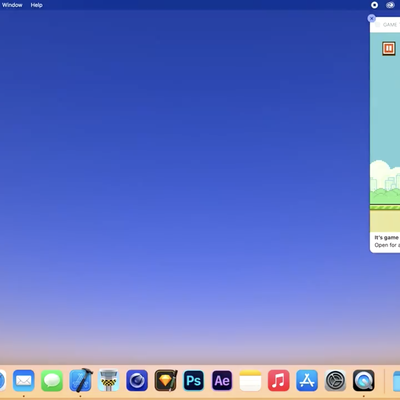 macos flappy bird notfication