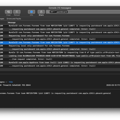 pasteboard screenshot