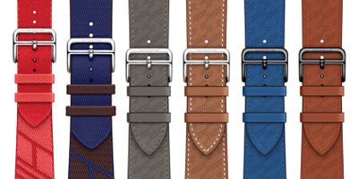 Hermes Style Watch Bands for Apple Watches - Infinity Loops Cassis / 38 / 40 / 41