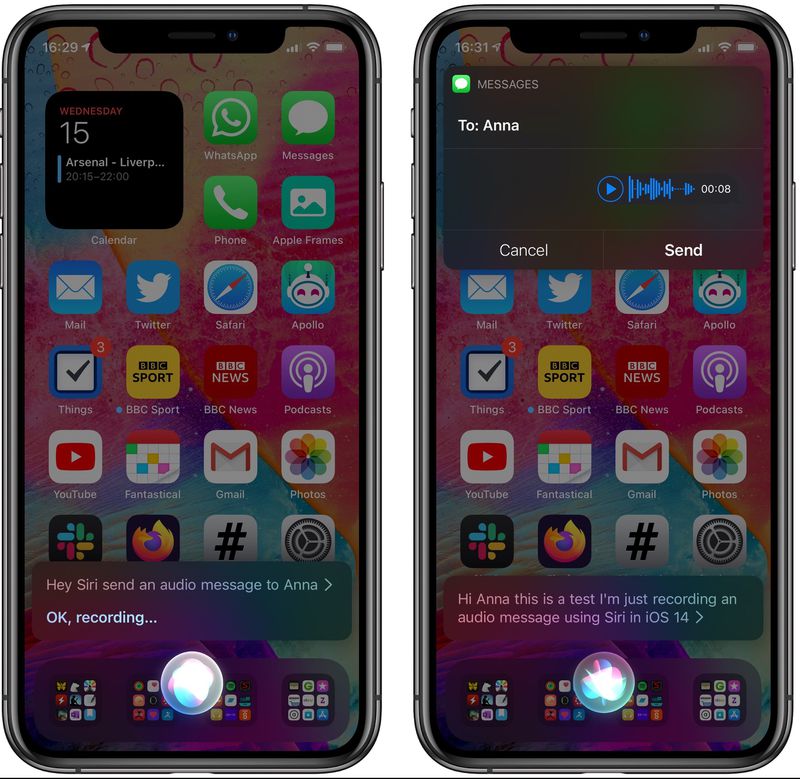 iOS 14: How to Send an Audio Message Using Siri - MacRumors