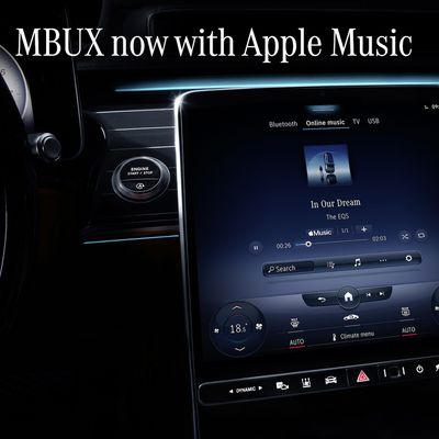 mercedes mbux apple music