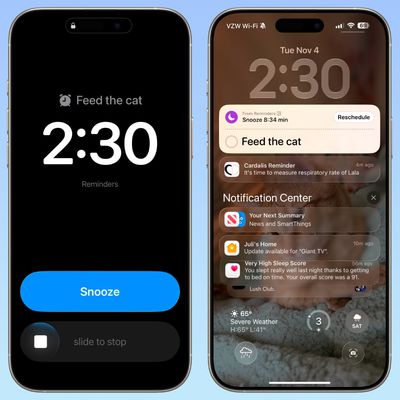 ios 26 2 alarm reminders